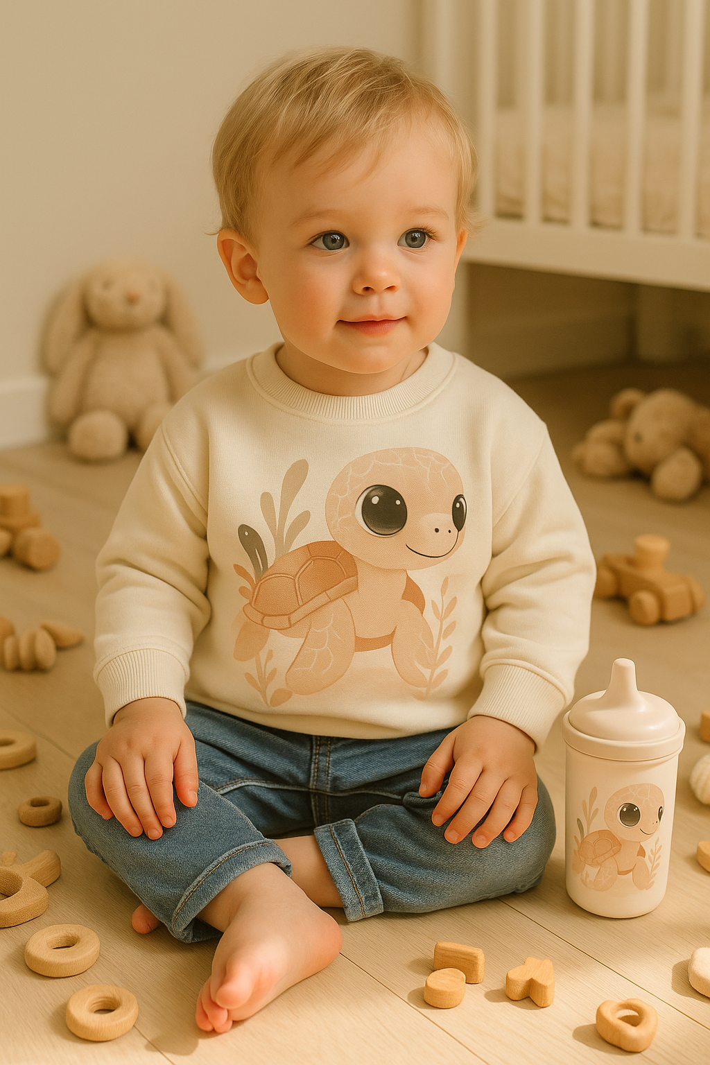 Free, high-quality digital download of a captivating turtle illustration rendered in a beautiful aesthetic color palette with a distinctive Pixar-inspired style, perfect for creating unique and charming wall decor. Ideal for adding a touch of whimsy and artistic flair to any space.