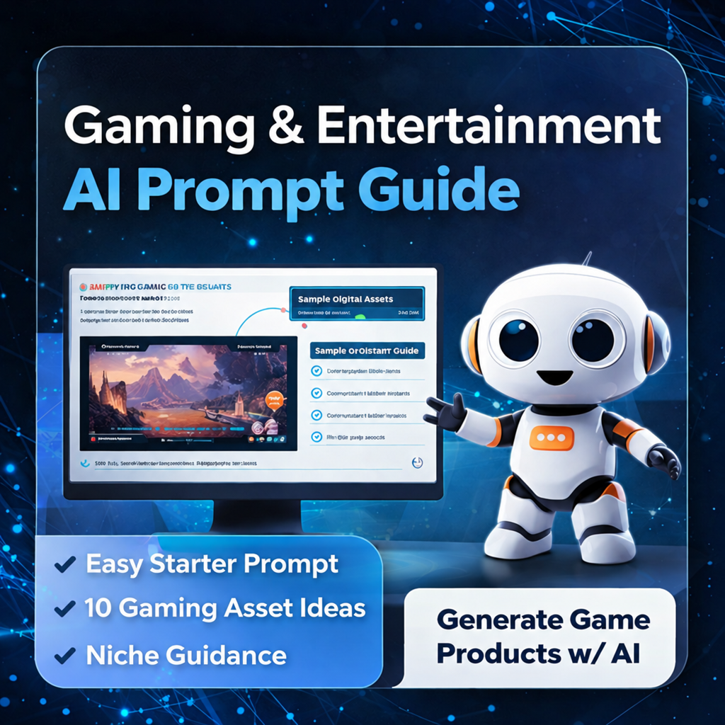 Gaming and Entertainment AI Prompt Guide without a price badge