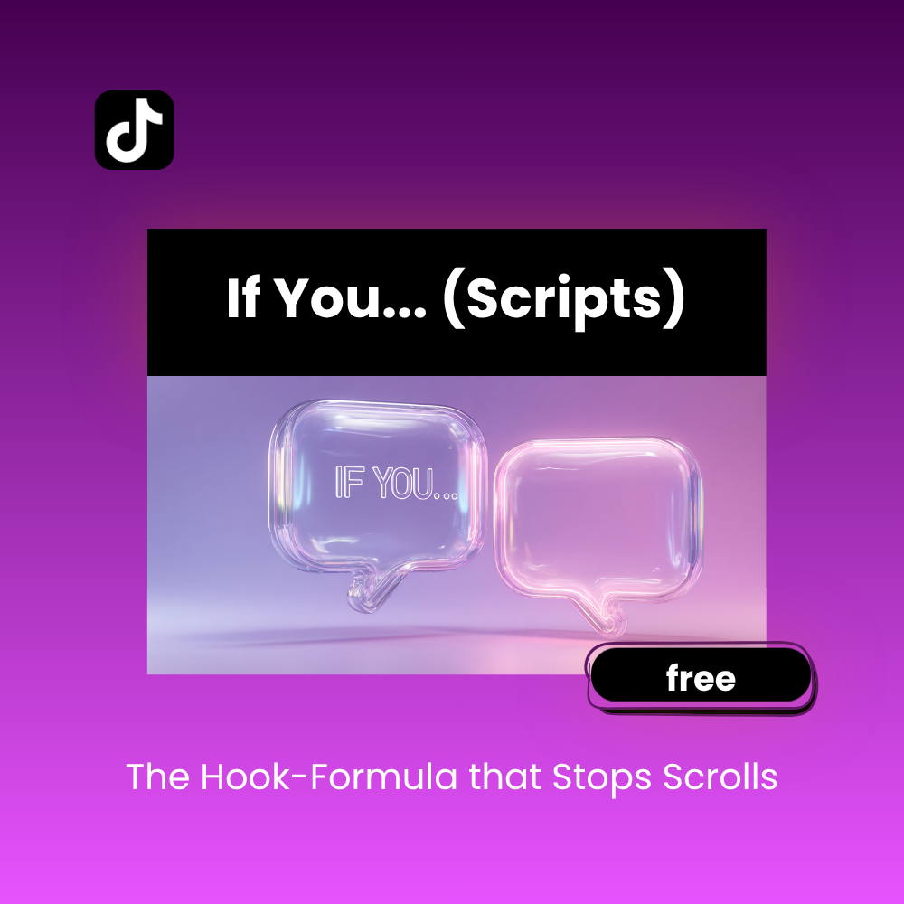 Free AI faceless video script prompt for TikTok and Reels using the This Is For You If hook formula by The PromptNest