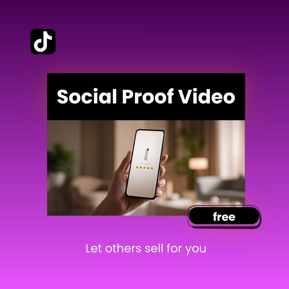 smartphone with five star rating representing social proof for faceless ecommerce video content