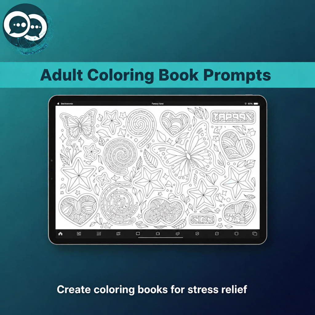 Adult Coloring Book zonder prijsbadge