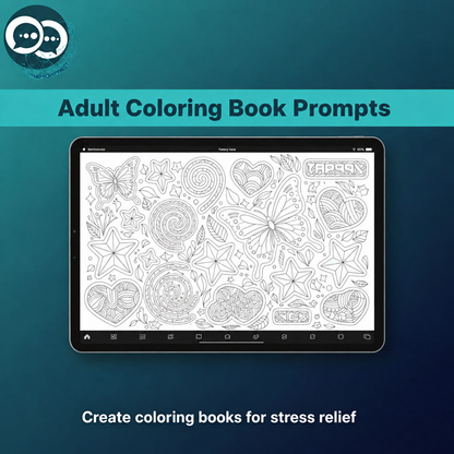 Adult Coloring Book zonder prijsbadge