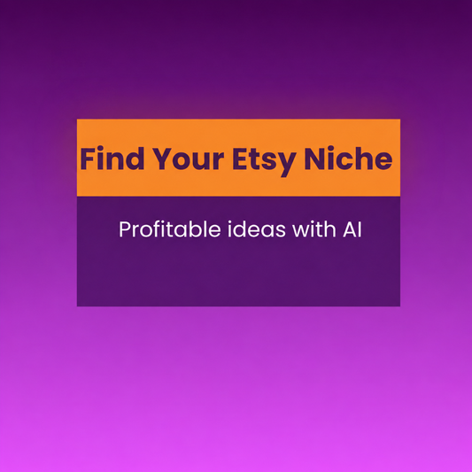 AI niche finder prompt system, product image without a price badge