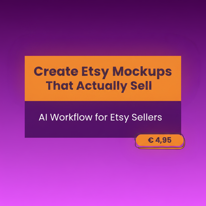 Create Etsy mockups that actually sell with this AI workflow PDF – generate professional, high-converting product mockups fast using ChatGPT or MidJourney in 2026
